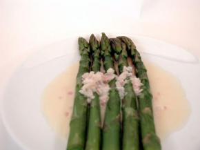 Asparagus in Buerre Blanc