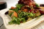 Baby Lettuce Salad with Bacon & Croutons